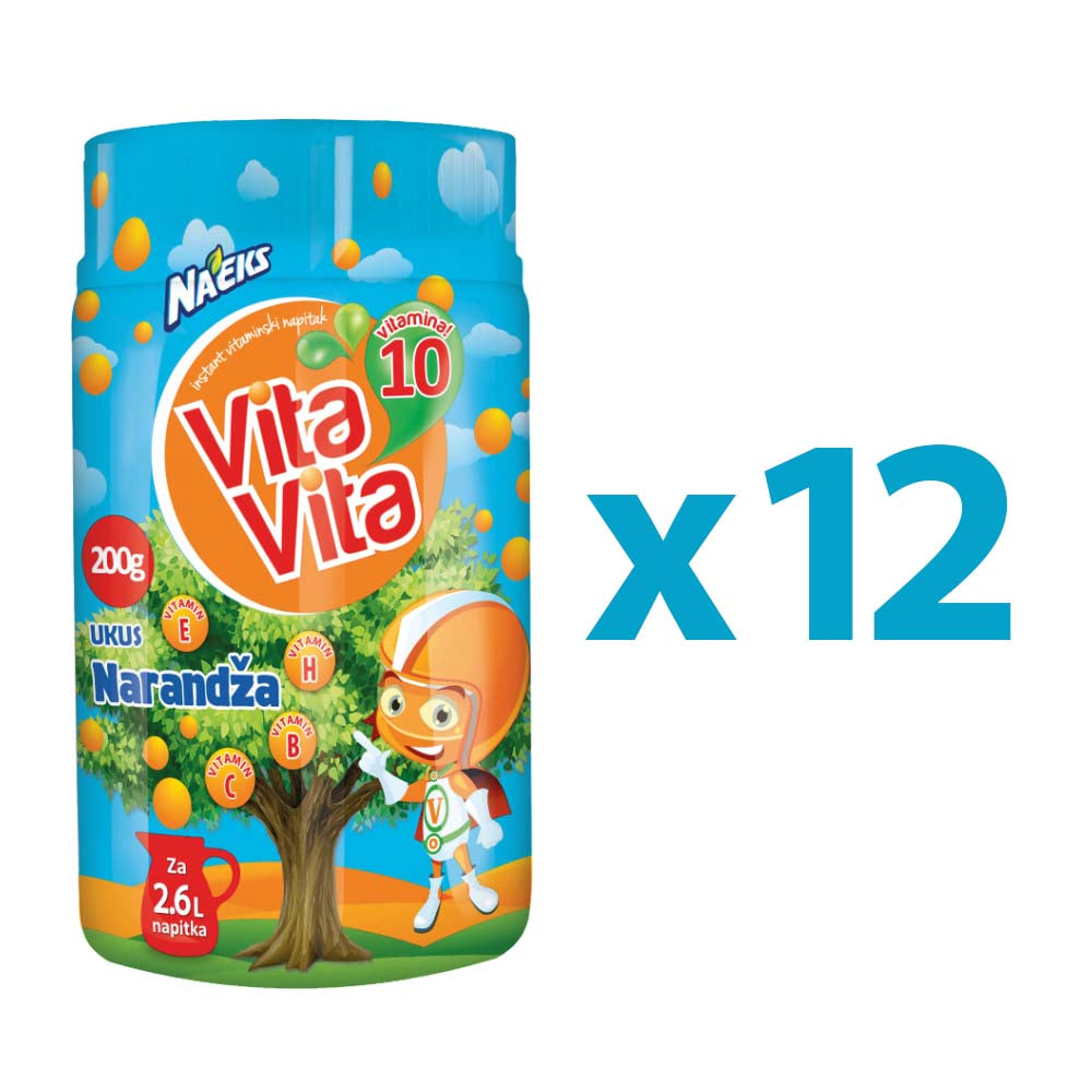 Vita Vita 200g orange jar (transport pack 12x200g) Vita Vita 200g orange jar (transport pack 12x200g)